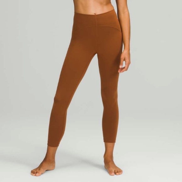 Lululemon Instill High Rise Tights Leggings Copper Brown 12 Nwt - Picture 3 of 12